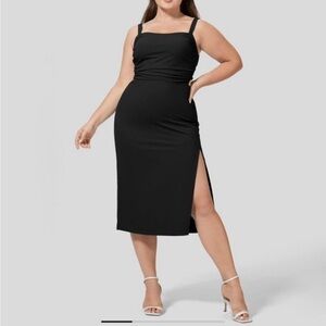 Size 3x ruched backless dress